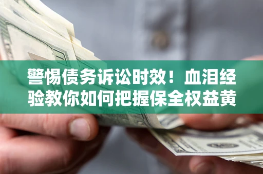 武汉警惕债务诉讼时效！血泪经验教你如何把握保全权益黄金期