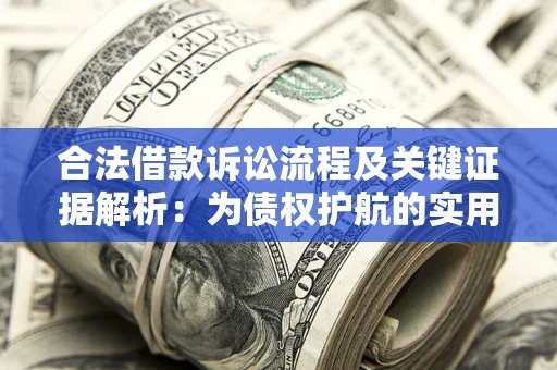 武汉合法借款诉讼流程及关键证据解析：为债权护航的实用指南