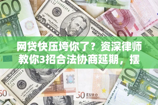 武汉网贷快压垮你了？资深律师教你3招合法协商延期，摆脱暴力催收！