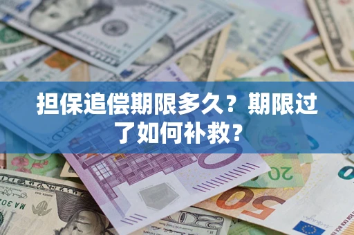 武汉担保追偿期限多久？期限过了如何补救？