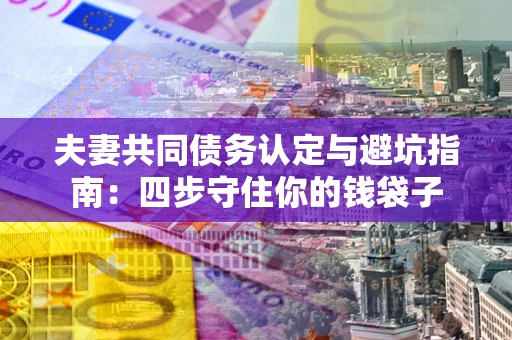 武汉夫妻共同债务认定与避坑指南：四步守住你的钱袋子