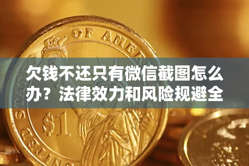 武汉欠钱不还只有微信截图怎么办？法律效力和风险规避全解析