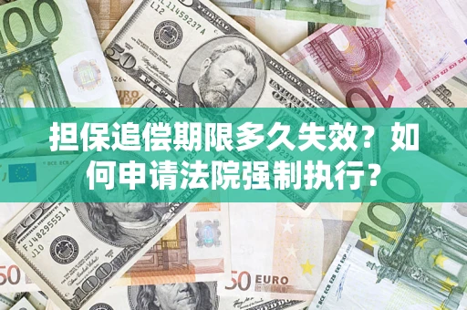 武汉担保追偿期限多久失效？如何申请法院强制执行？