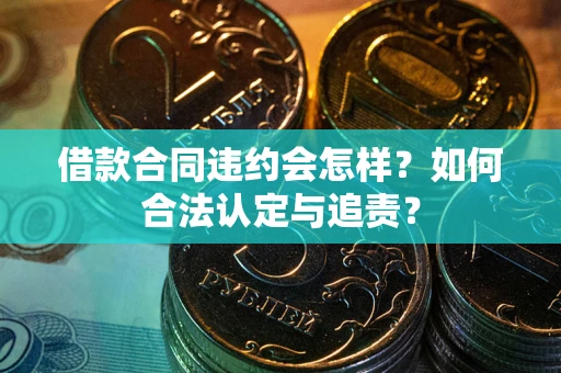 武汉借款合同违约会怎样？如何合法认定与追责？