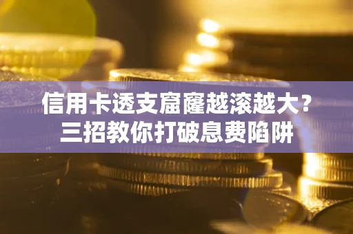 武汉信用卡透支窟窿越滚越大？三招教你打破息费陷阱